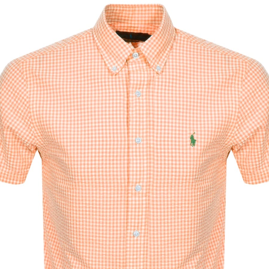 Alternative Image for ProductRalph Lauren Custom Fit Short Sleeve Shirt Orange2